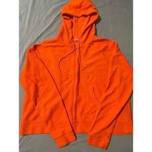 Old Navy Orange Zip up Hoodie